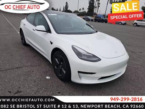 TESLA MODEL 3 2022 5YJ3E1EBXNF246139 image